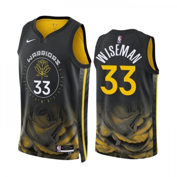 Golden State Warriors Trikot James Wiseman 33 Nike 2022-23 City Edition Schwarz Swingman - Herren Golden State Warriors Trikot James Wiseman 33 Nike 2022-23 City Edition Schwarz Swingman - Herren